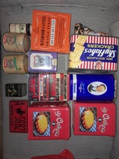 14 alte Blechdosen, verschiedene, Tabak ,Tee, usw