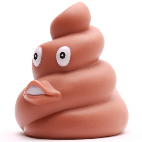 Badeente poop quietscheente - badeente,