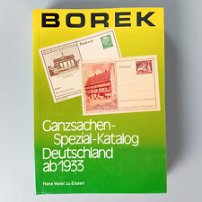 BOREK Ganzsachen-Spezial-Katalog Deutschland ab 1933. Hans Meier zu Eissen