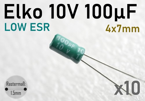 100uf 10v elektrolyt - 100uf,