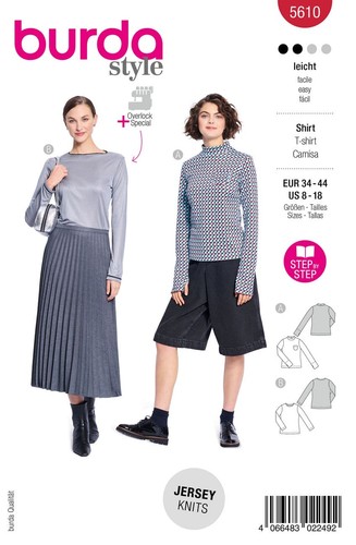 Schnittmuster damenshirt mit - damenshirt,