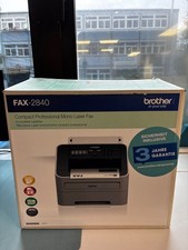 Brother FAX-2840 – Kompaktes professionelles Mono Laser-Faxgerät – Neu 