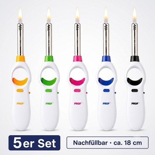 5er set stabfeuerzeug lang - 5er,
