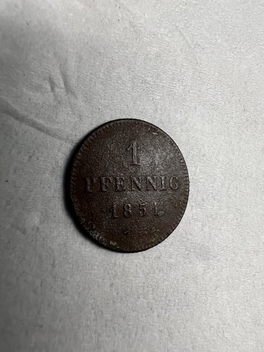 Pfennig 1851 wappen - –,