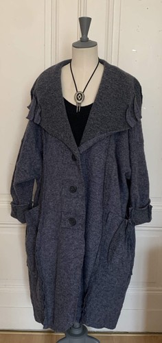 Damen mantel lagenlook - lagenlook, –