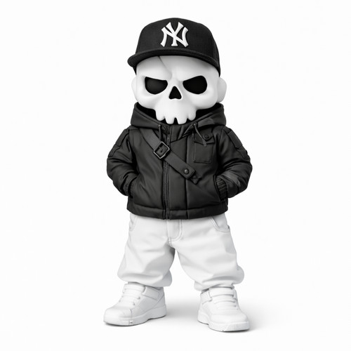 Totenkopf figur mit cap - mit, –