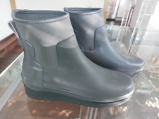 Hunter Womens Refined Creeper Neo Chelsea Grau UK 7 =40 Rar !! 