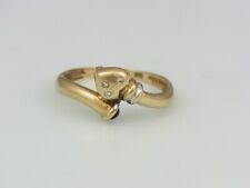 Designer Ring Gold 585 / 14K Damen Herz Diamant 56 (17,8 mm Ø) Echtschmuck
