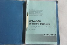 WERKSTATTHANDBUCH - ORIGINAL - CAGIVA  W16- 600,  5 sprachig