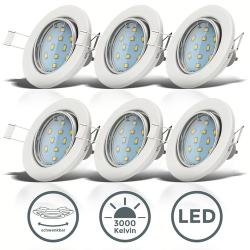 Led einbaustrahler 3er set - 3er,