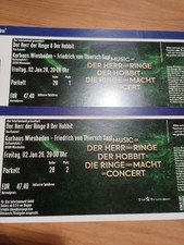 2 Karten Wiesbaden der Herr