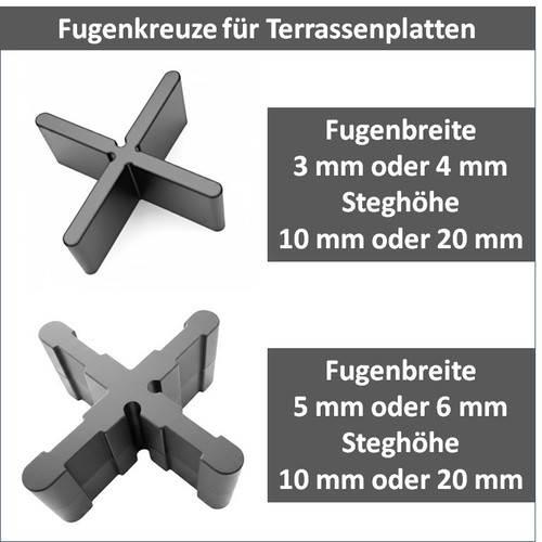 Fugenkreuze 10 20 - mm, /
