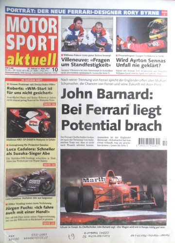 Motor sport aktuell - motor, 1997