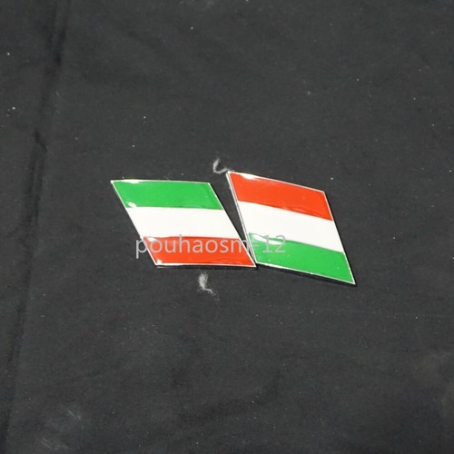 Italy flag metal glossy - flag,