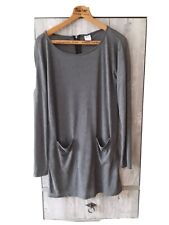 Trendiges Sommerkleid Tunika Gr.L Grau Vero Moda Transparent