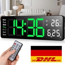 Digital LED Wanduhr mit Datum