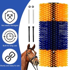 Kratzbürste Pferde-Rückenkratzer Massagebürsten-Set Halbrunde Pferdebürste