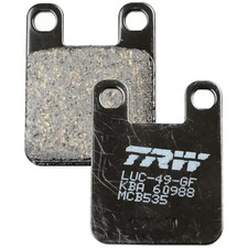 Satz Bremsbelag TRW / Lucas MCB535, Organische Mischung mit ABE / ECE R90