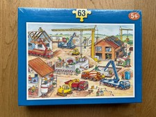 Puzzle Baustelle, 63 Teile, ab