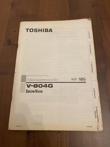 Toshiba 804g videorekorder - toshiba,