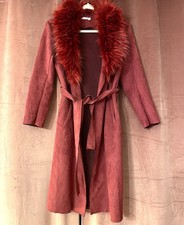 Mantel Veloursleder Optik