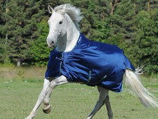 Bucas Smartex Turnout Rain Regendecke mit Abschwitzfunktion blau  Gr. 115 -165 