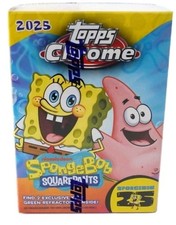2025 Topps Chrome Spongebob 25th Anniversary Blaster Box