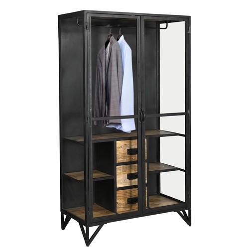 Kleiderschrank glas barbar - kleiderschrank,