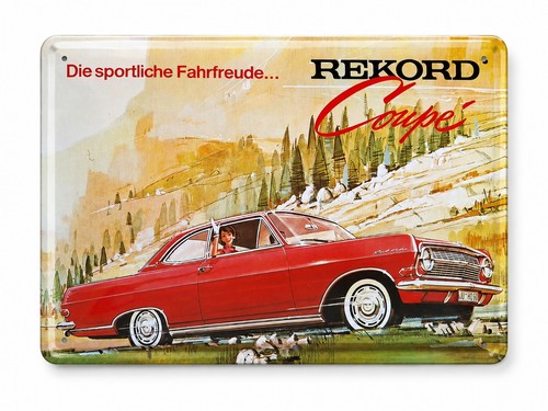 Blechschild retro rekord - retro, „rekord