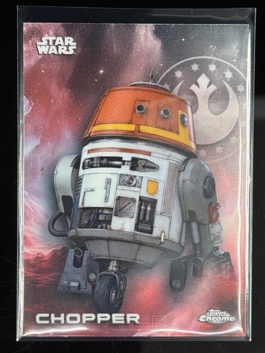 Chopper topps chrome star wars - chrome,