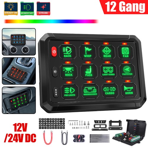 12gang rgb led schaltpanel - 12gang,
