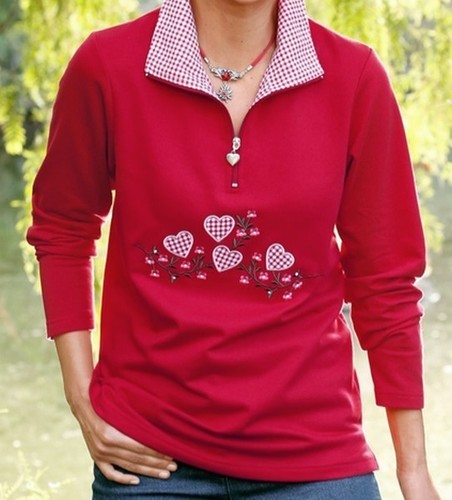 Leichtes sweatshirt rot - leichtes,