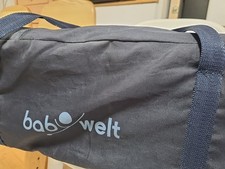 Babywelt Reisebett 120x60 cm blau mit Tasche! 