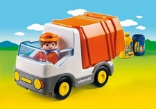 PLAYMOBIL 1.2.3 6774 Müllauto 1 Figur u. Zubehör vollständig ab 1½ Jahren Junior