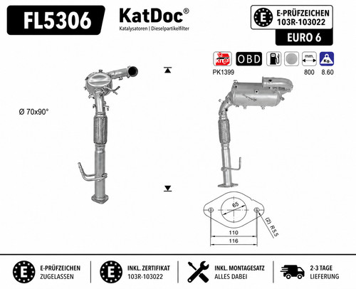 Dpf partikelfilter ford - dpf,