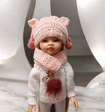 Strick Mütze Schal für Paola