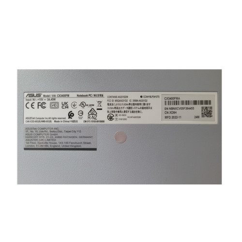 Asus chromebook cx3400fma - asus,