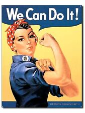 Schild USA Feminist Retro 40er