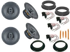 Ground Zero Boxen Set für VW Golf 5 1Km Bj 03-12 Tür vorne hinten Bügel 240 Watt