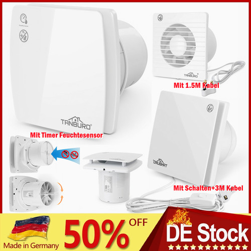 Badlüfter leise ø100mm mit - leise,