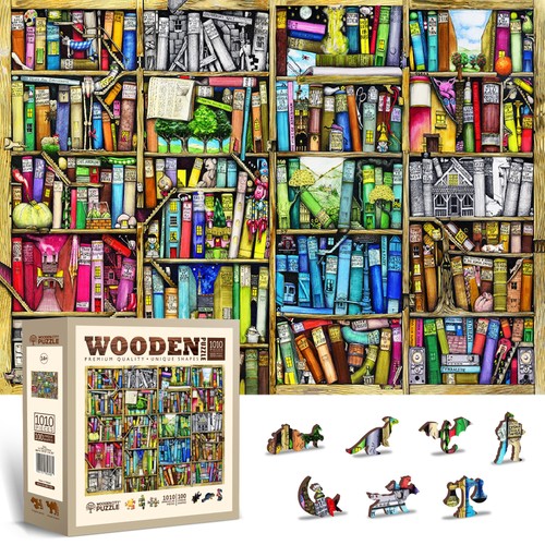 Bücherregal 1000 teile - bücherregal,