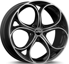 4x Alufelgen Gmp Drake Black diamond 8,5x20 ET31 LK5 110 20 Zoll Felgen Alu