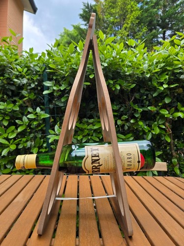 Flaschenhalter aus holz - aus,