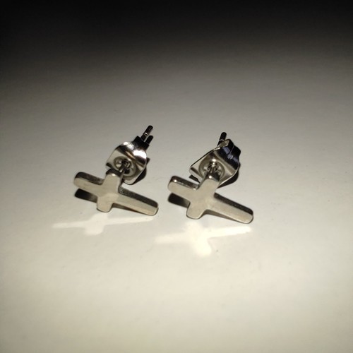Nelken ohrstecker kreuz - ohrstecker,