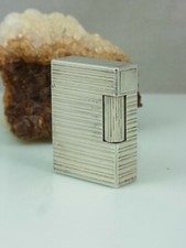 S.T. Dupont Linie 1 kleines Modell Silber Feuerzeug Vintage 47mm x 35mm TOP ZUST