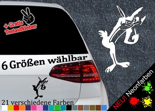 Coyote mittelfinger aufkleber - coyote,