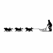 Musher Hundeschlitten Aufkleber in 40cm, 60cm, 100cm für Wohnmobil, Transporter