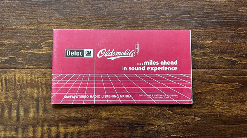 1970s oldsmobile delco radio - 1970s,