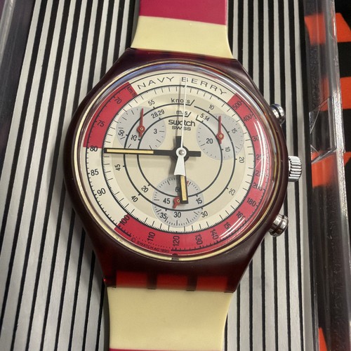 Swatch chrono navy berry 90er - swatch,