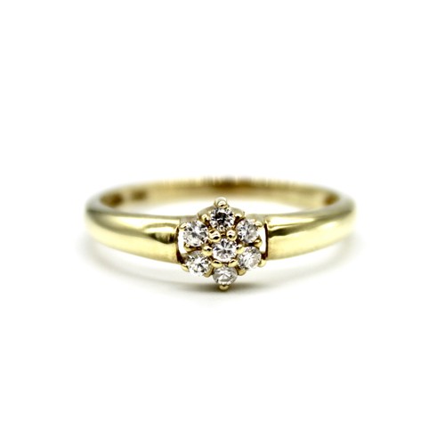 585 gelbgold ring brillant - 585,